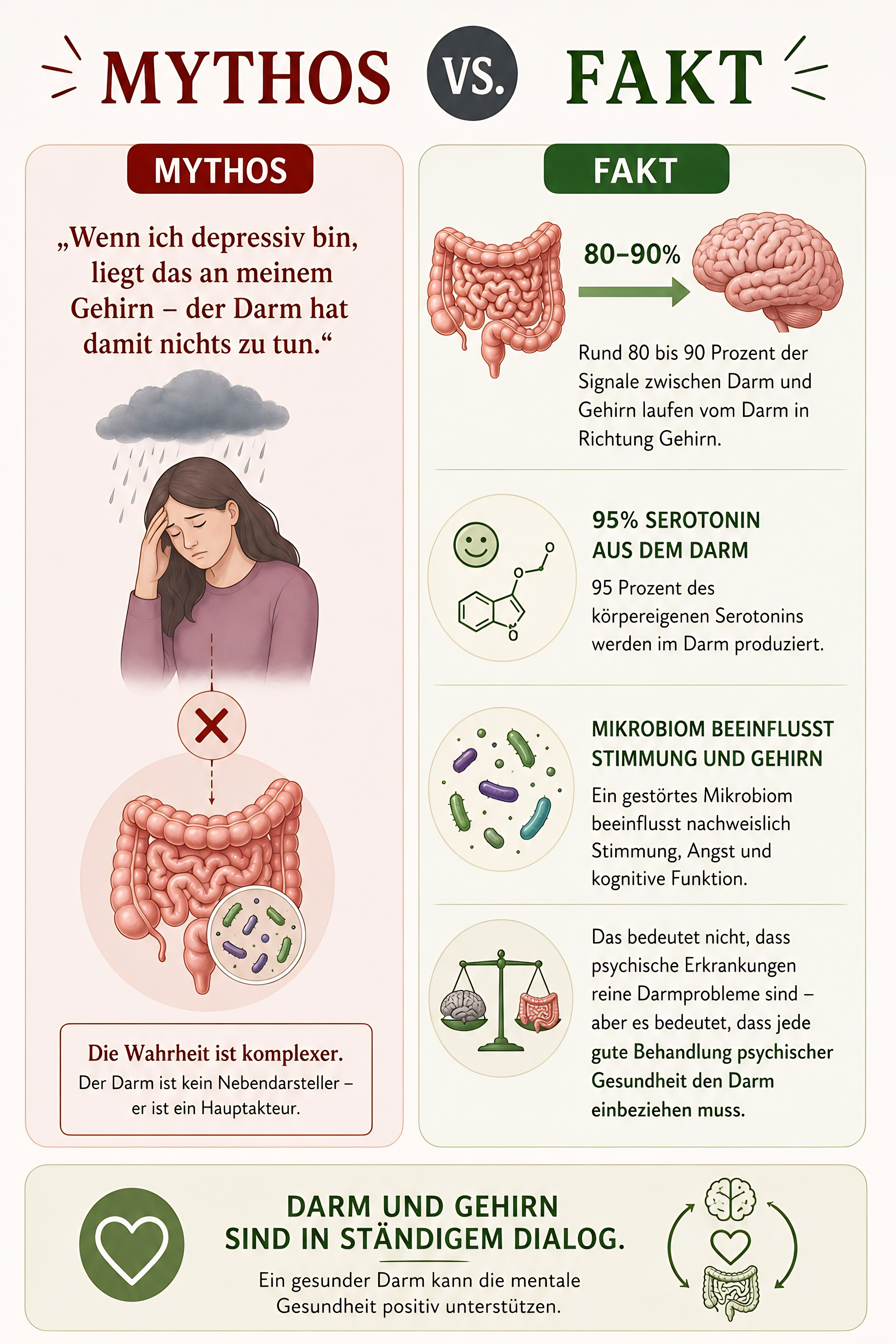 Mythos: Wenn ich depressiv bin, liegt das an meinem Gehirn